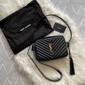 Saint Laurent Lou Matelassé Leather Camera Bag